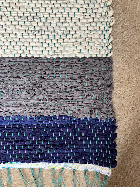 Seconds and Specials - Upcycled Fabric Area Rugs And Runners(70" X 28") #64