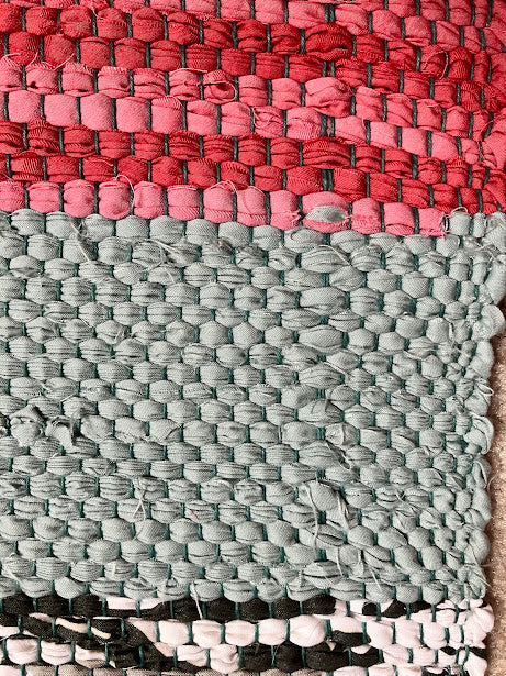 Seconds and Specials - Upcycled Fabric Area Rugs and Runners(50" x 28.5") #65