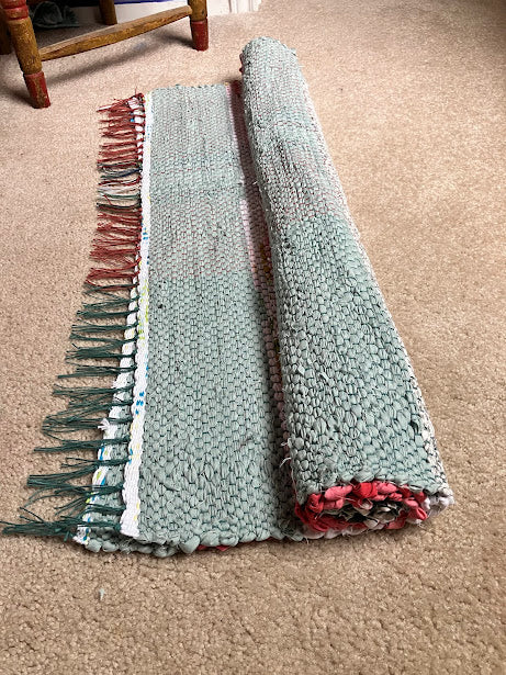 Seconds and Specials - Upcycled Fabric Area Rugs and Runners(50" x 28.5") #65